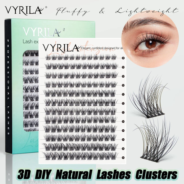 DIY Wispy Eyelash Extension Cluster Mix