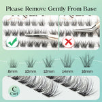 DIY Wispy Eyelash Extension Cluster Mix