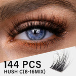 DIY Wispy Eyelash Extension Cluster Mix