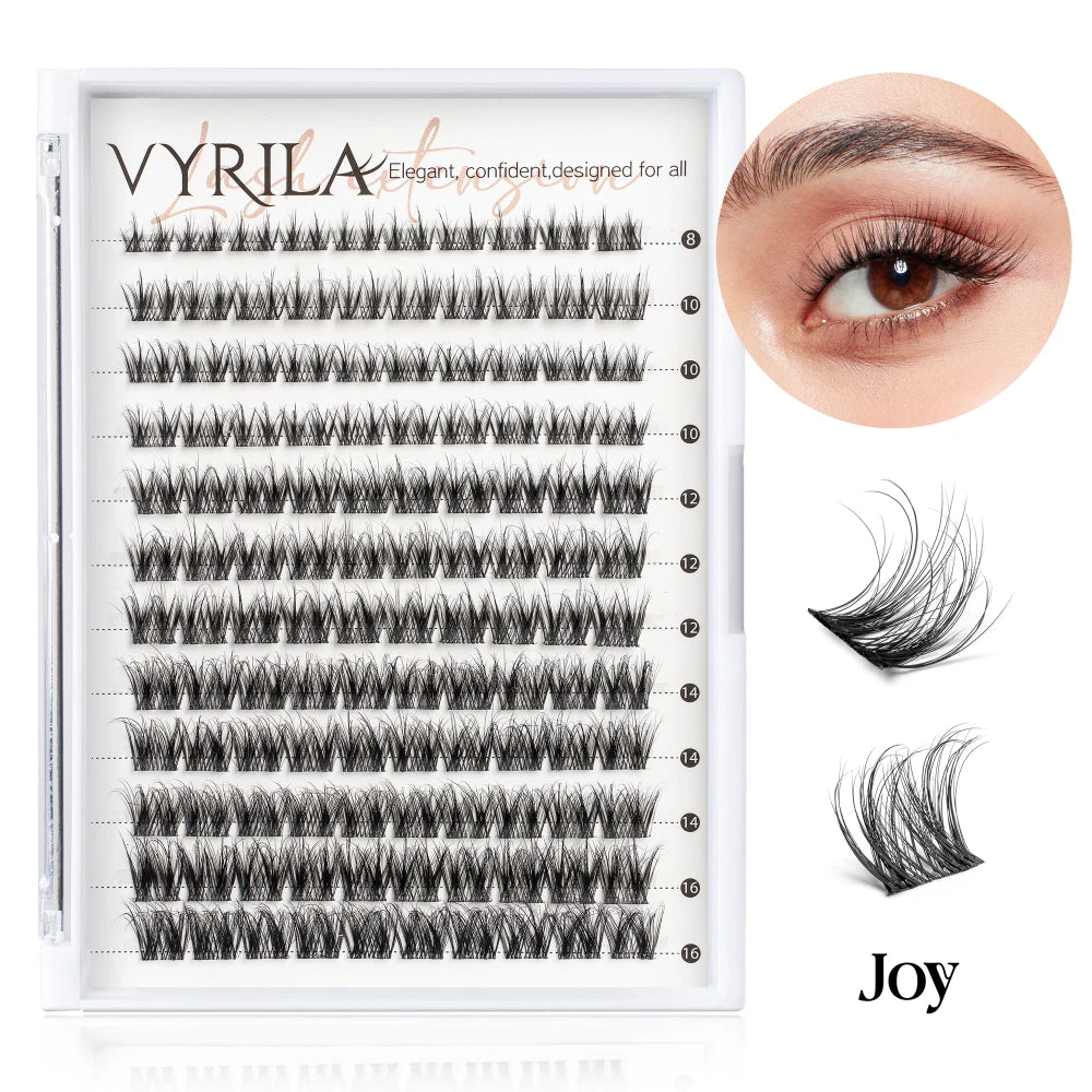 DIY Wispy Eyelash Extension Cluster Mix