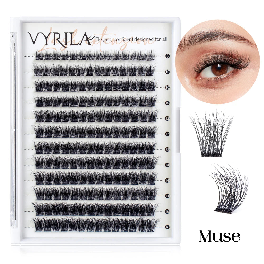 DIY Wispy Eyelash Extension Cluster Mix