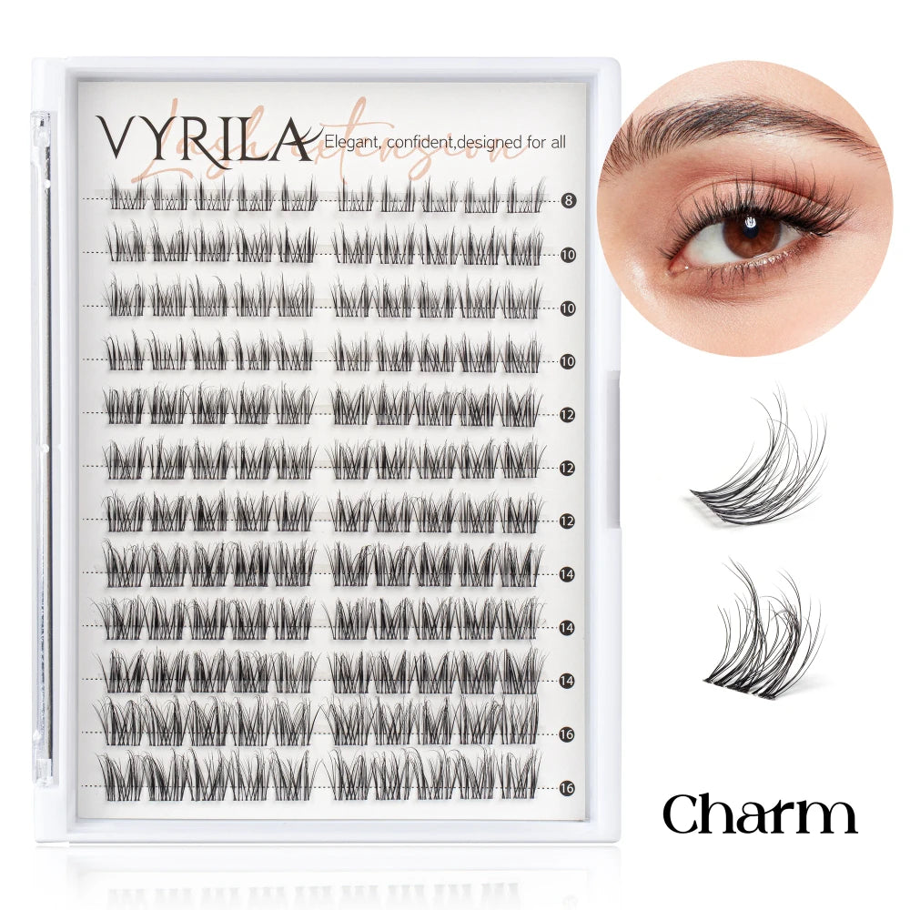 DIY Wispy Eyelash Extension Cluster Mix