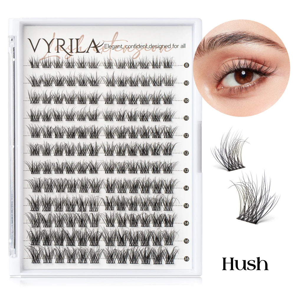 DIY Wispy Eyelash Extension Cluster Mix